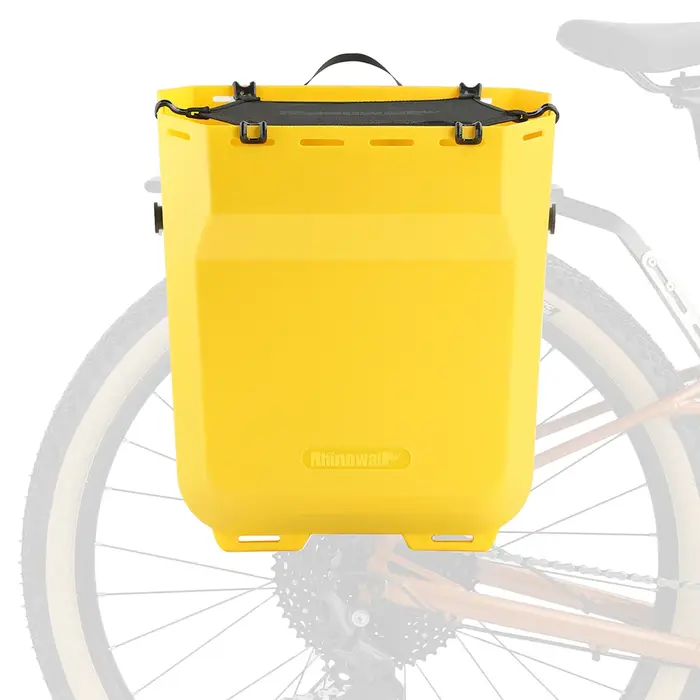 Boîte latérale pour vélo Rhinowalk 20L, panier de rangement pour vélo avec système de boucle UFO, sa