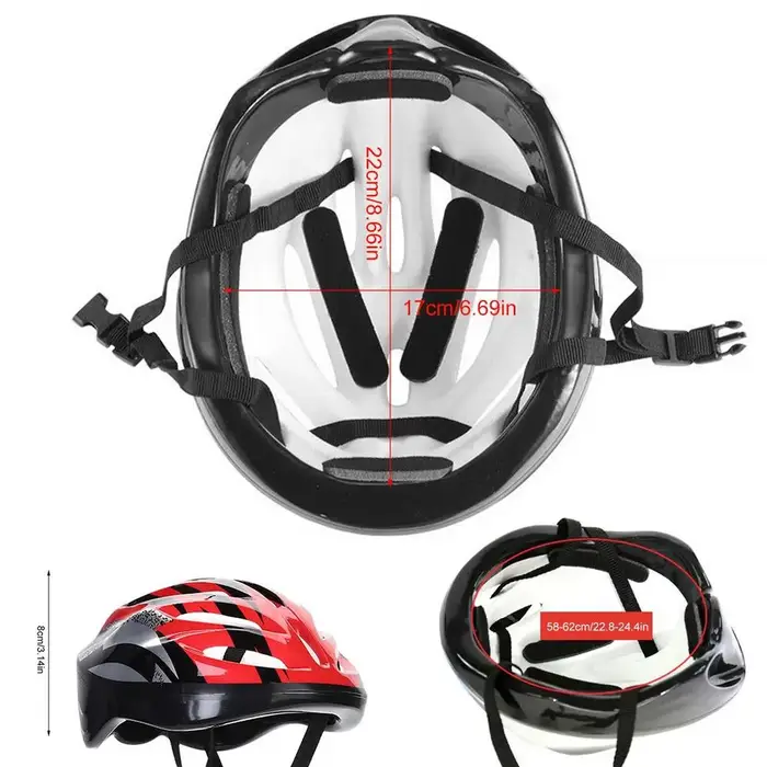 Équipement de cyclisme pour adultes, casque de vélo, casque de sécurité pour le cyclisme, le skateboard, le roller et le patinage