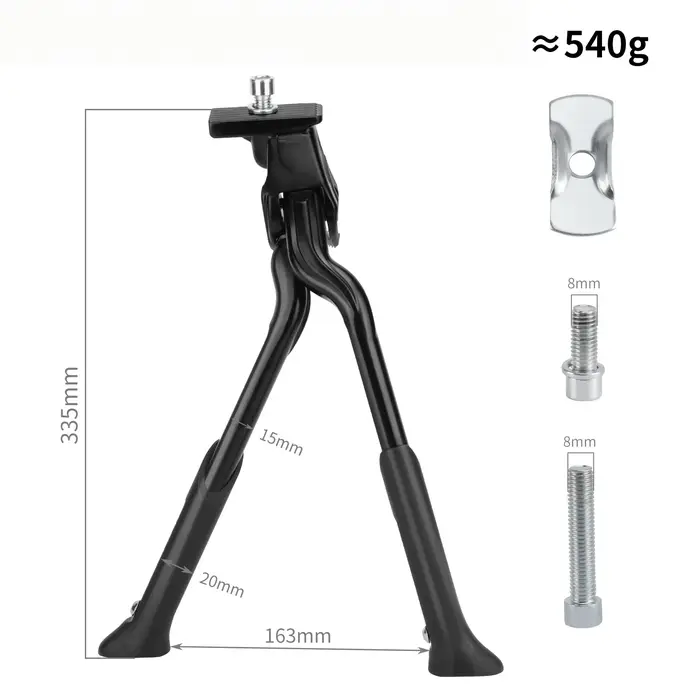 Béquille de vélo réglable pour vélos