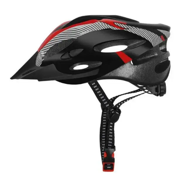 Casque Texture fibre de carbone adulte vtt VTT équipement de cyclisme sécurité vélo moto chapeau casquettes femme mâle EPS mousse