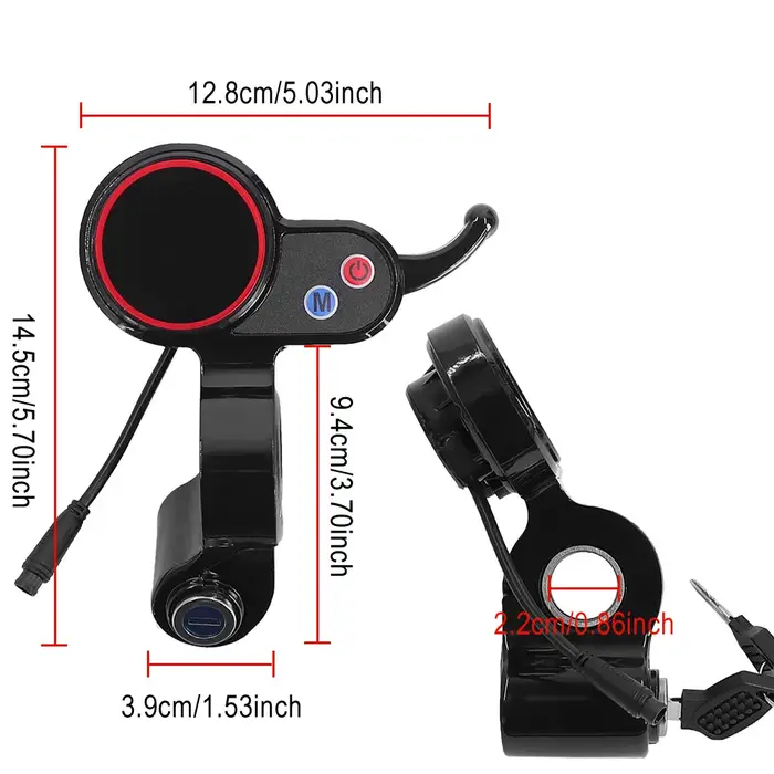 Pièces de trottinette électrique : écran LCD