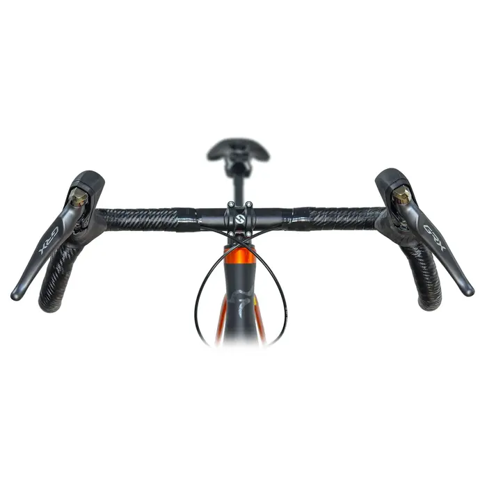 Guidon de gravier en carbone, grande barre évasée, pour vélo de route, Cyclocross, 400/420/440mm, 30 degrés