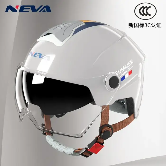 Casques de Moto électrique été hommes femmes vélos électriques Protection solaire demi-casques toutes saisons universel Casco Moto