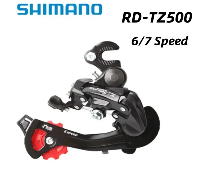 Dérailleur arrière Shimano Tourney TZ RD-TZ500 6s 7s 18s 21s Transmission RD TZ500 VTT Pièces de vélo