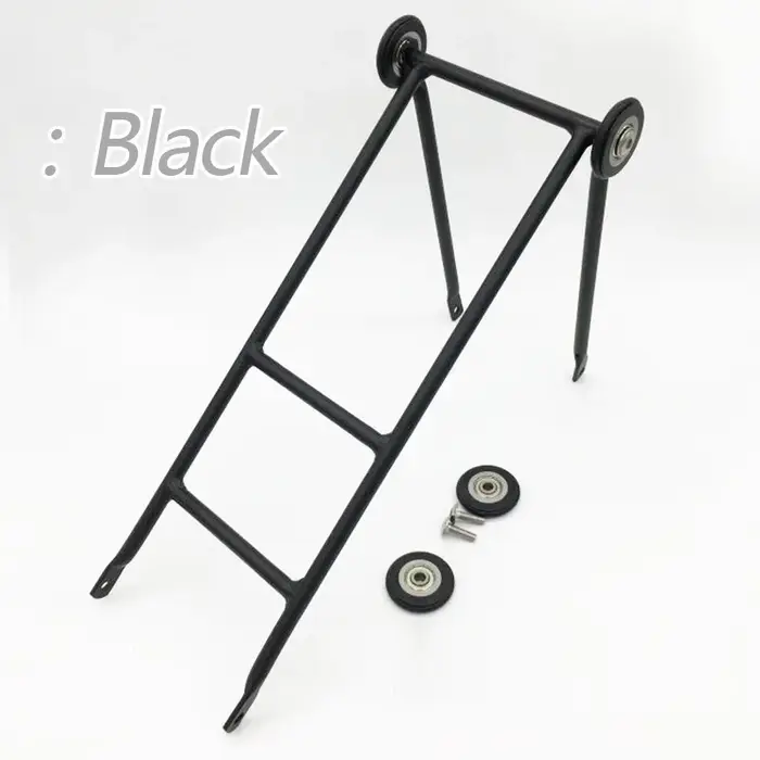 Pour Brompton supports arrière vélo pliant Easywheel