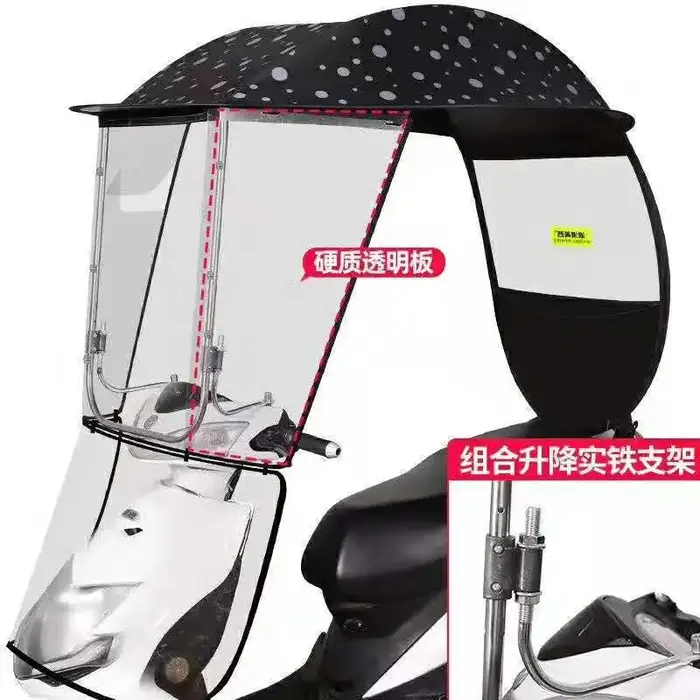 Nouveau pare-brise de Moto véhicule électrique auvent Tricycle
