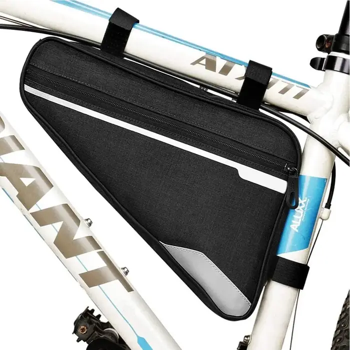 Sac de cadre triangulaire de vélo, sac de rangement de vélo, accessoires de vélo, pochette de selle 