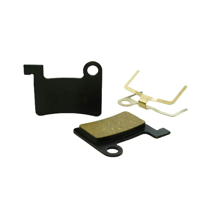 Plaquettes de frein à disque hydraulique en résine semi-métallique haute performance pour vélo électrique VTT route et BMX avec support en acier