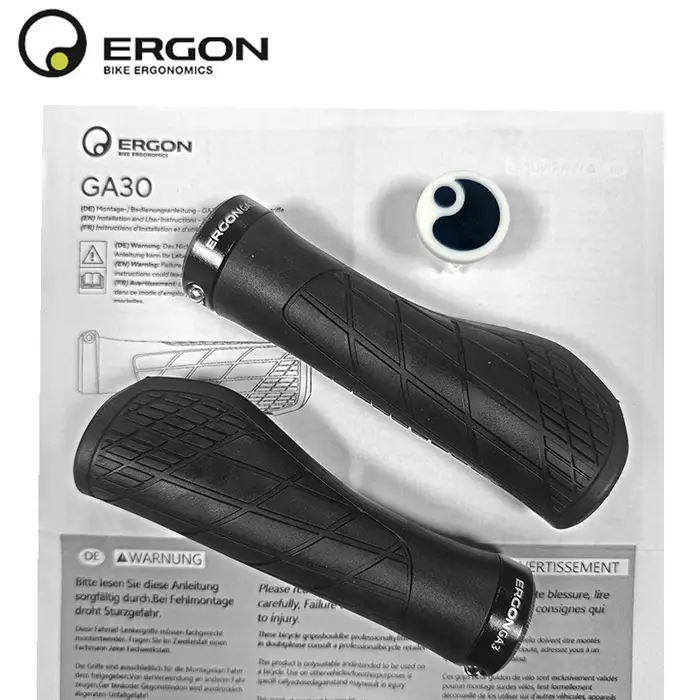 Poignées ergonomiques pour vélo tout-terrain Ergon GA3 taille L