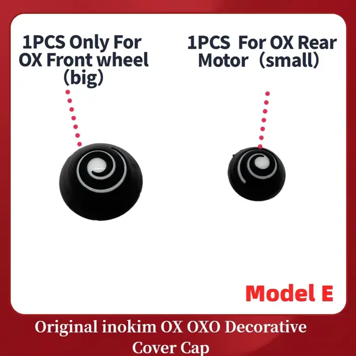 INOKIM OX OXO Scooter électrique moteur d'origine et roue couvercle décoratif capuchon avant