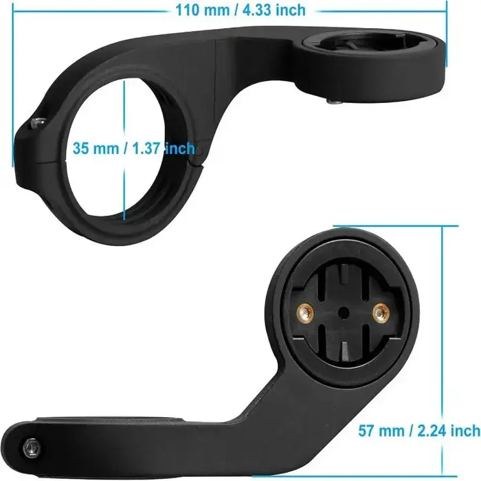 Ensemble de supports d'ordinateur de vélo réglables approuvés par VTT de route ; Parfait pour les modèles Edge