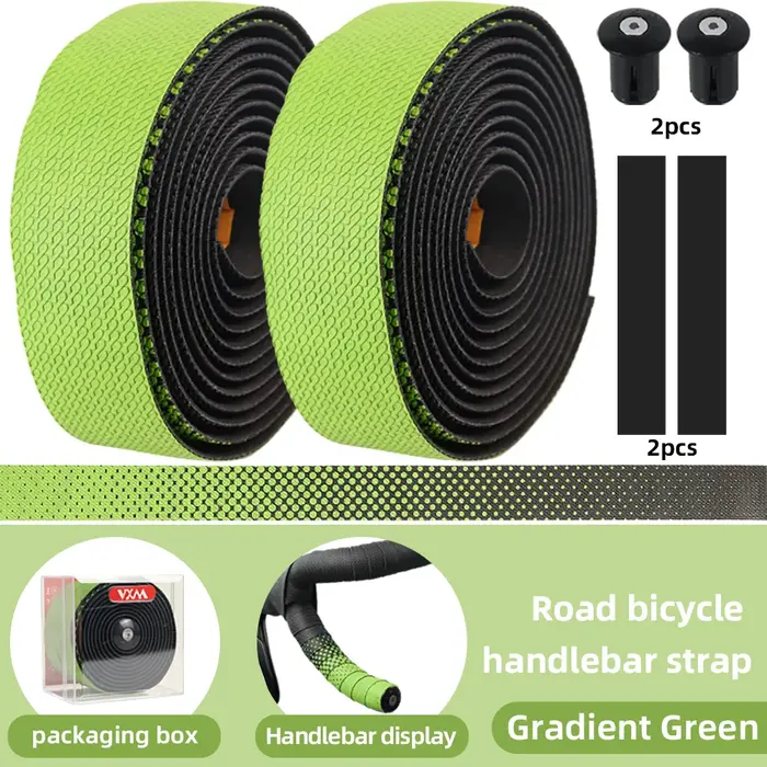 Ruban de guidon de vélo VXM en PU EVA antidérapant et antichoc pour vélo de route cyclisme confort professionnel avec 9 coloris