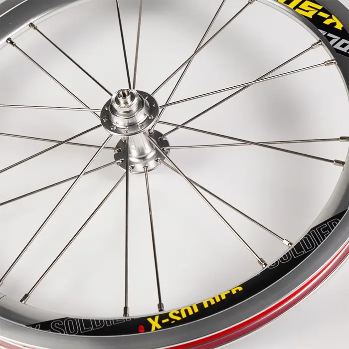Paire de roues de vélo CNC pour roues de frein Brompton Bike V