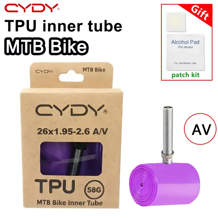 Chambre à air de vélo VTT CYDY en TPU