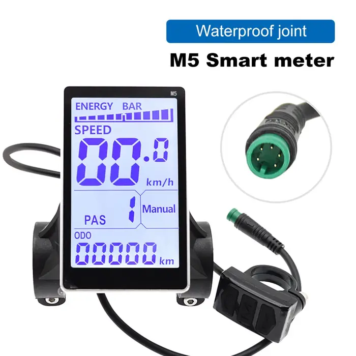 Écran d'affichage LCD pour vélo électrique 24-48V