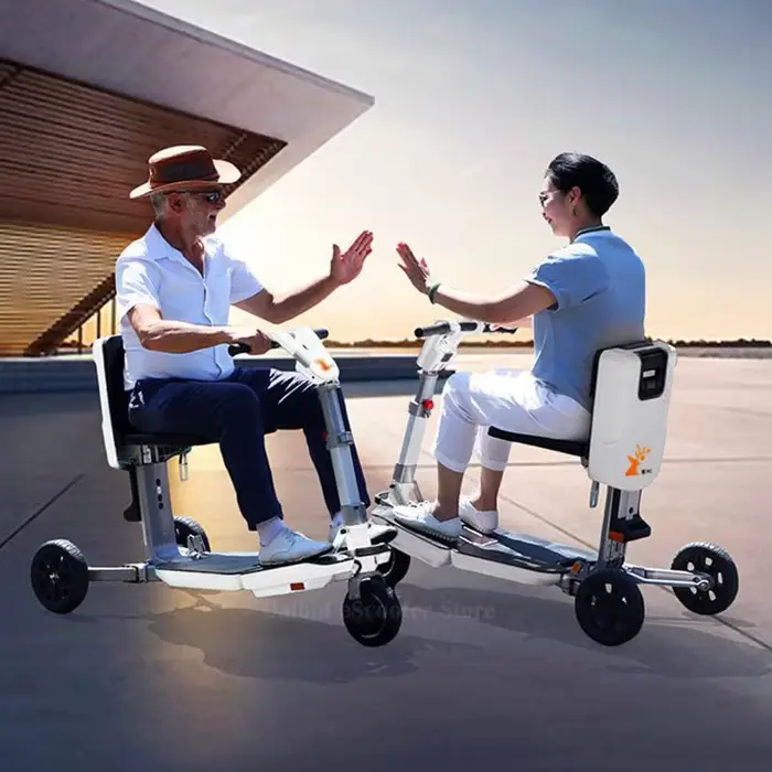 Tricycle électrique pliant