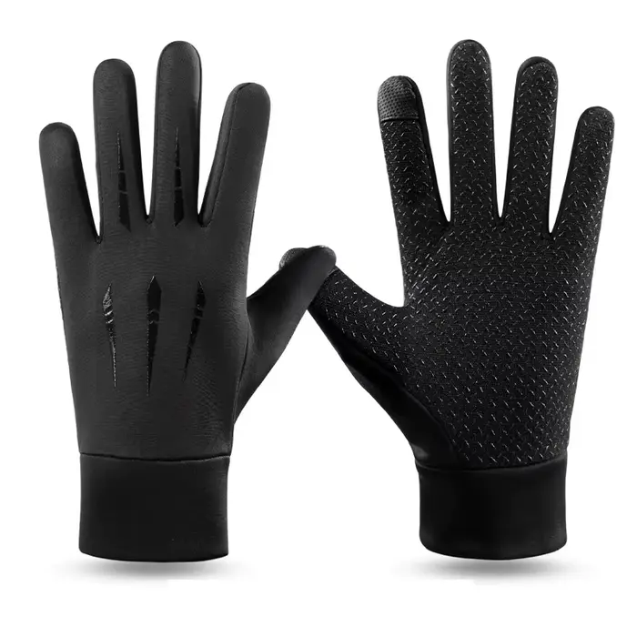 Gants de cyclisme d'hiver pour hommes, moto, randonnée, écran tactile, antidérapants, hydrofuges, co