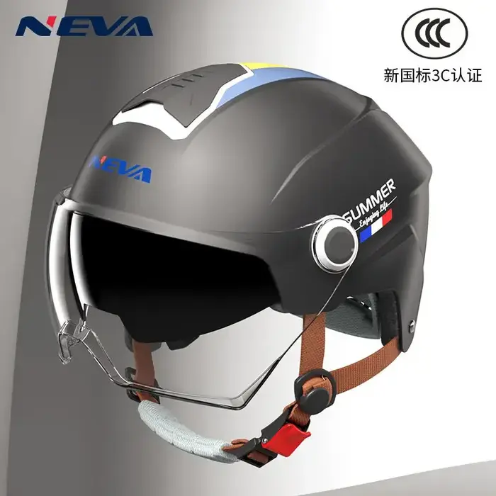 Casques de Moto électrique été hommes femmes vélos électriques Protection solaire demi-casques toutes saisons universel Casco Moto