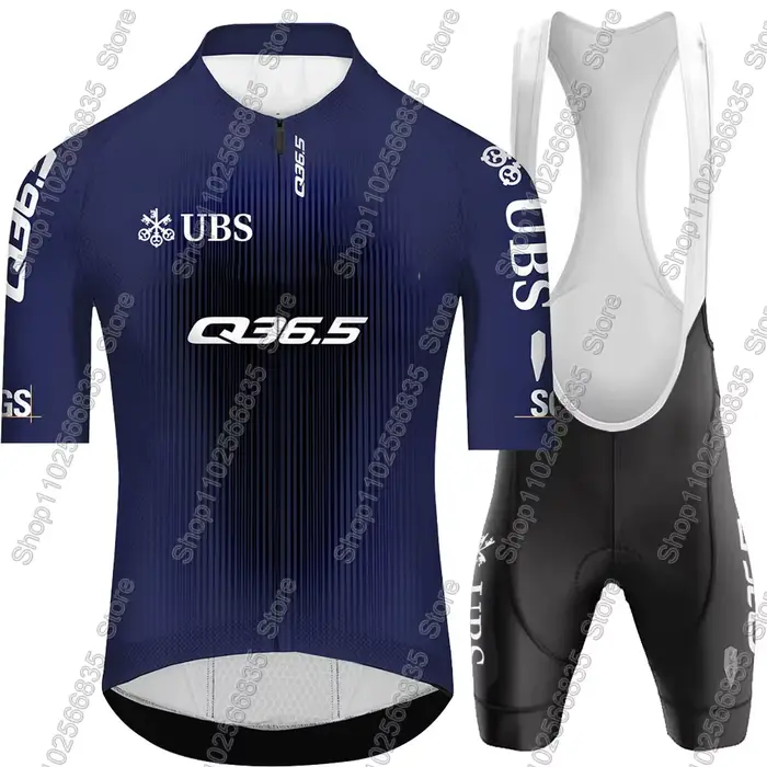 Ensemble de maillot de cyclisme Pro Team Q36.5 2026, manches courtes, vêtements de Suisse, chemises 