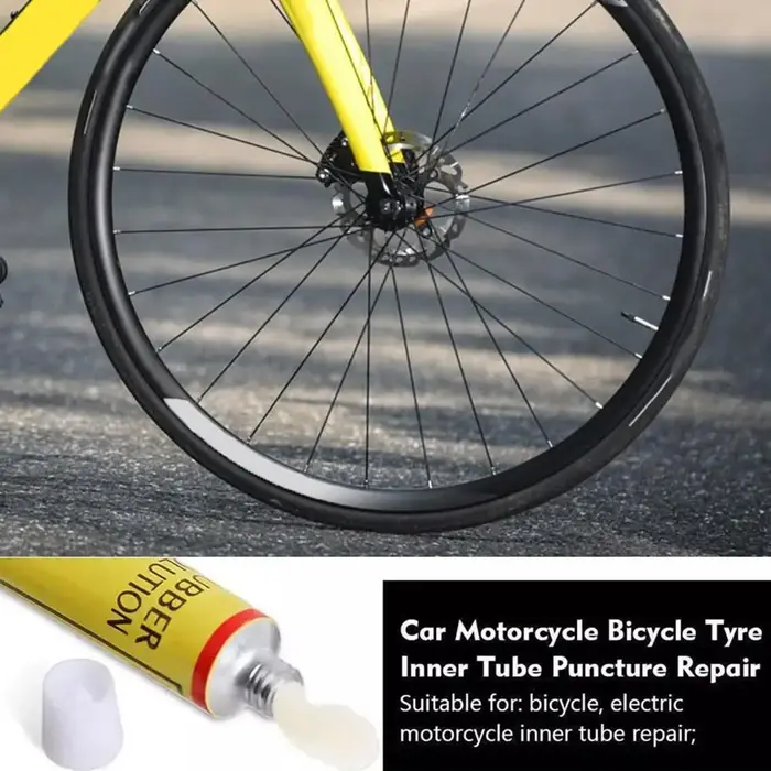 Lot de 5 Colles de Réparation pour Pneus de Vélo