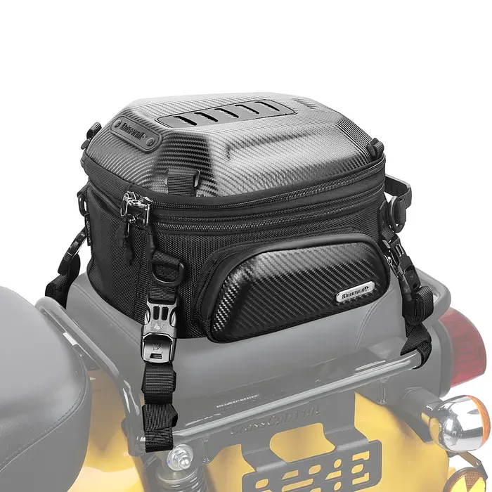 Rhinowalk sac de siège arrière de moto 12L-18L moteur extensible sac à dos à coque rigide en plein a