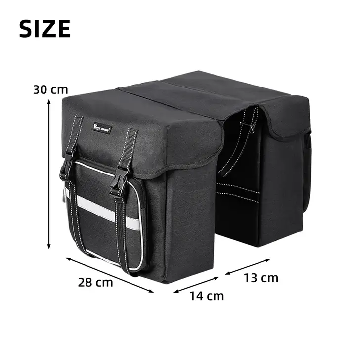 Sac de vélo double face 25L