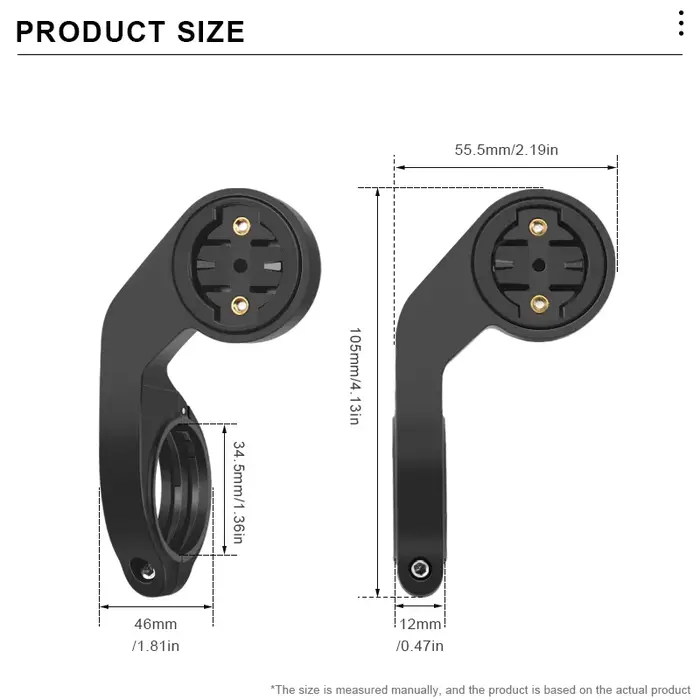 Support de compteur de vélo de route et VTT pour Garmin Bryton Wahoo