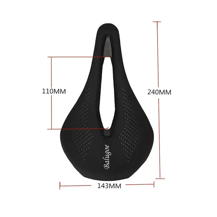 Siège de vélo BALUGOE Comfort – Selle large ultra douce pour vélos de route et de montagne