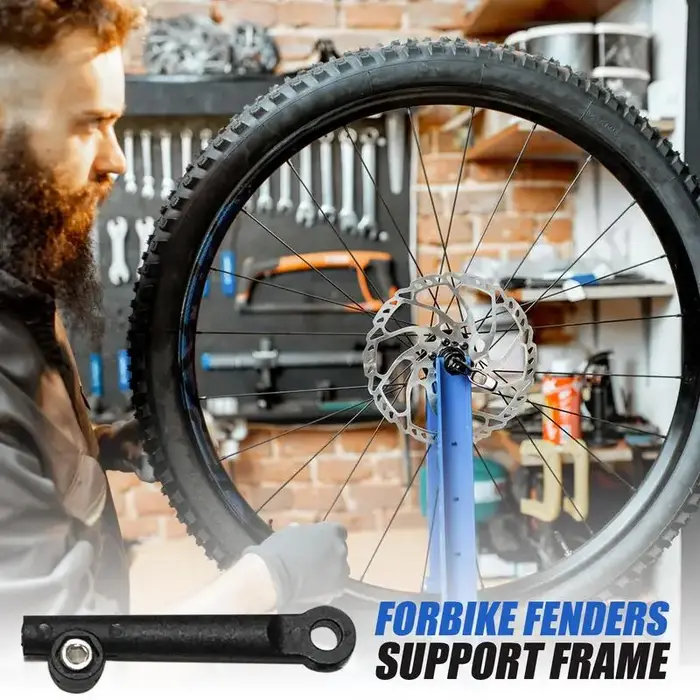 Support de fixation flexible pour garde-boue de vélo