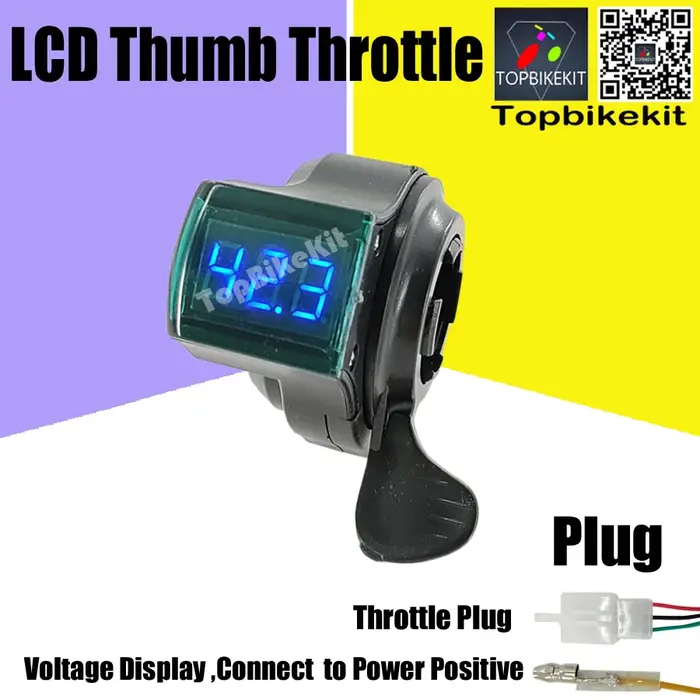 Accélérateur de pouce pour vélo électrique 12V-84V