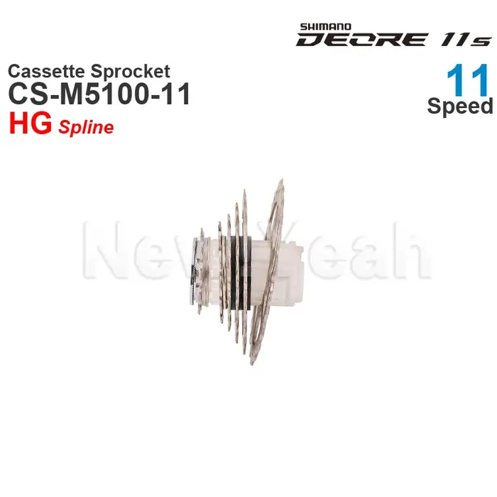 WinterMANO DEORE CS-M5100 11v Cassette Pignon-11 Vitesses-HYPERGLIDE pour VTT Vélo Pièces D'origine