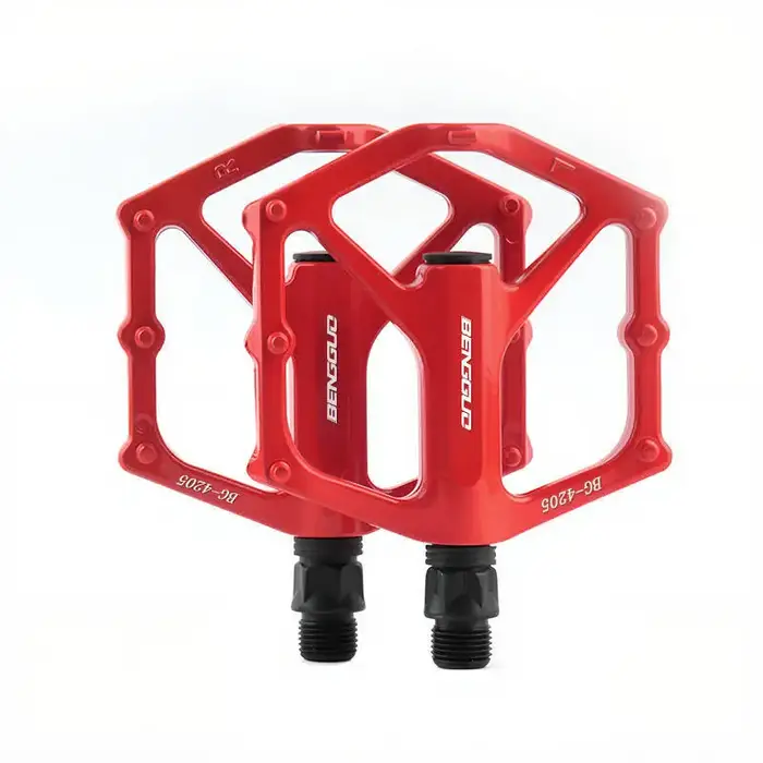 Pédales de vélo de route professionnelles en aluminium à plateforme large