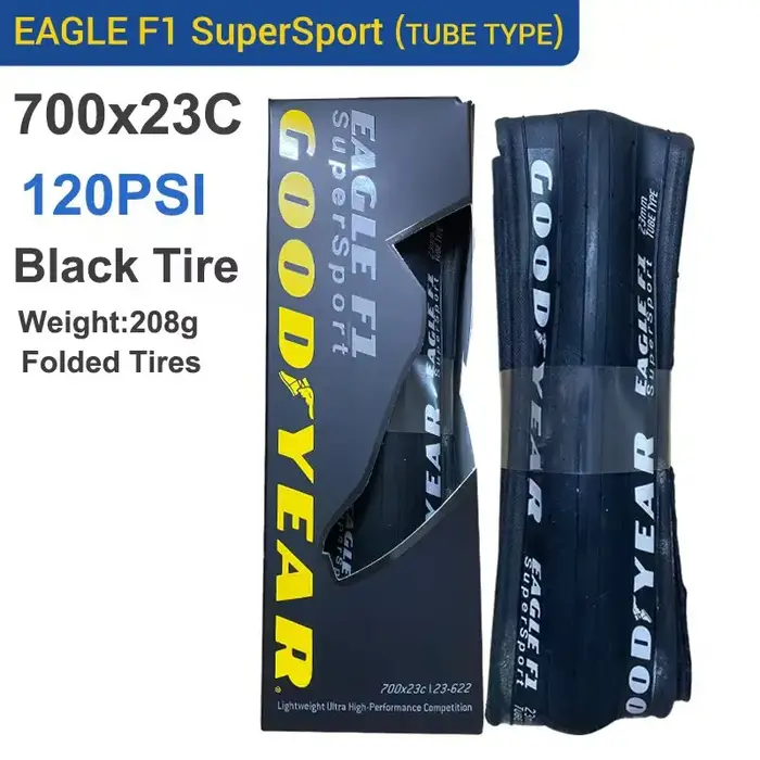 Goodyear Eagle F1 pneu de vélo de route Tubeless/Tube pneu 700x2 5/28/30/32C vélo pliable Anti-creva