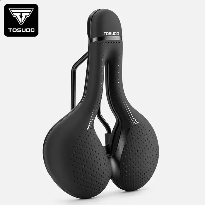 TOSUOD selle de vélo creuse respirante hommes femmes vtt selle de vélo de route absorbant les chocs 