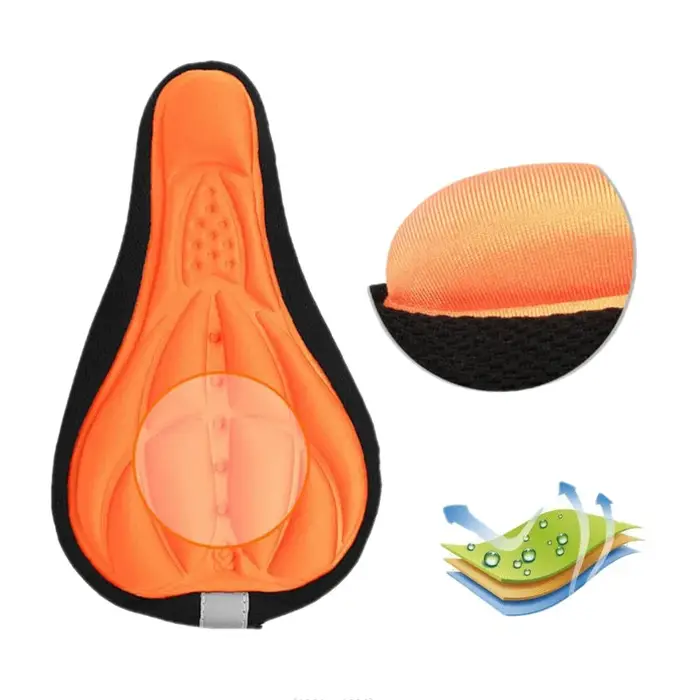 Nouvelle housse de selle de vélo 3D souple