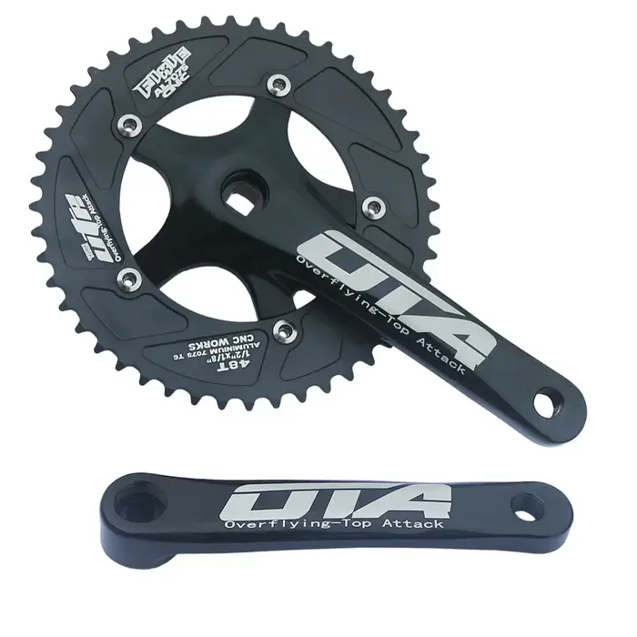 48T 44T vélo de route pédalier vitesse unique engrenage fixe