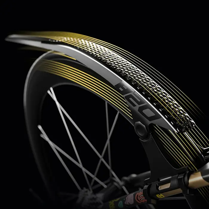 Garde-boue de vélo ailes de gravier