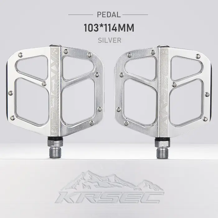 Pédales de vélo VTT pédale 9/16 pouces plate-forme de vélo légère pédale plate pour BMX vtt adulte r