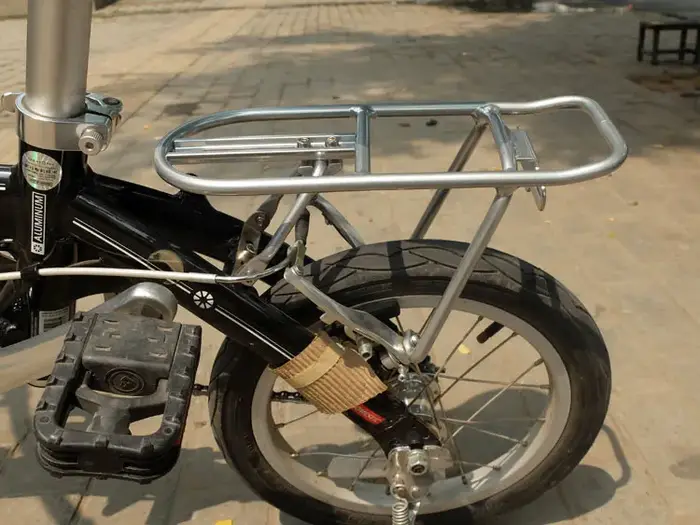 Porte-bagages arrière en alliage d'aluminium, vélo pliant K3, vélo pliant T1, Electrolux, noir, arge