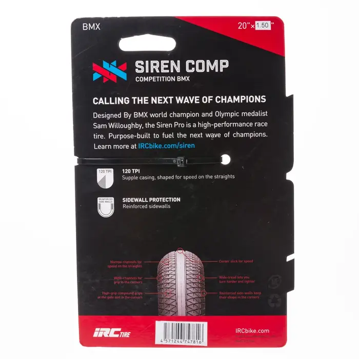 IRC Siren Comp Pneu Vélo Pliable