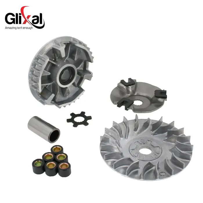 Kit variateur Glixal avec poids à rouleaux 7g pour scooter moteur BWS 100