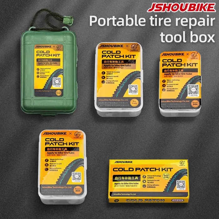 JSHOUBIKE – Kits de réparation de pneus de vélo