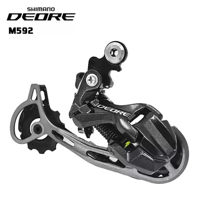 Dérailleur arrière Shimano RD-M592 Deore 9 vitesses Transmission à large plage pour VTT
