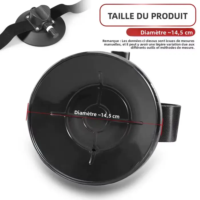 Support à ventouse Rockbros avec pompe pour porte-vélos de toit
