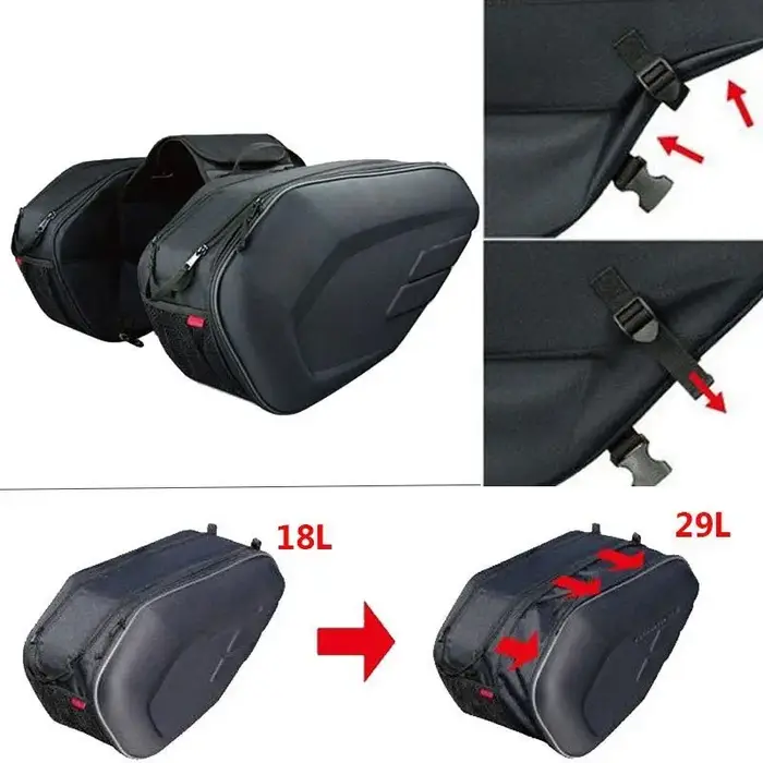 Sacoches de dégager étanches pour moto