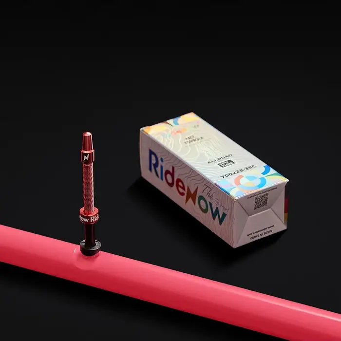Ridenow Chambre à air en TPU 700c avec valve métallique améliorée à filetage externe