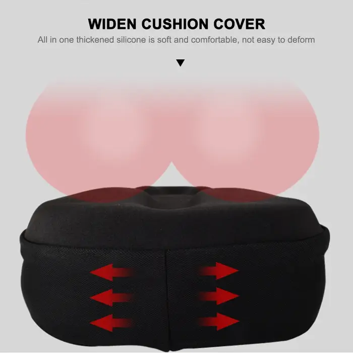 Housse de coussin en Gel doux et épais pour selle de vélo électrique