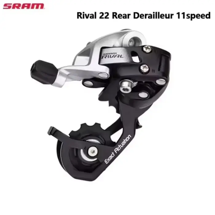Dérailleur arrière pour vélo de route, noir GS, S233 Rival 22, moyen jos 11 vitesses