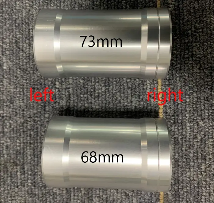 TAOZIK aluminium 68 73 mm BB30 support de pédalier de vélo adaptateur transformer Tube