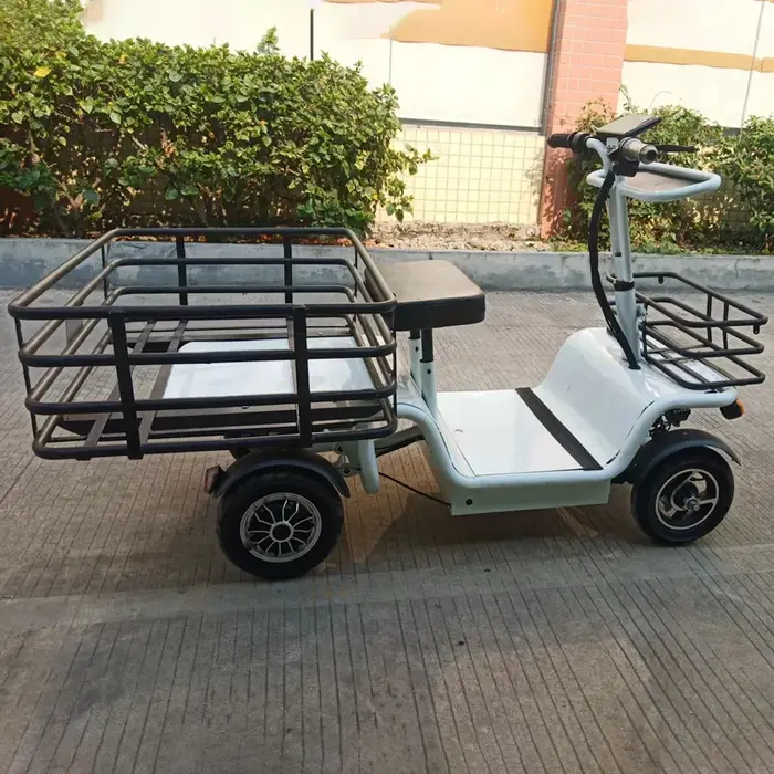 Tricycles électriques de cargaison à grande vitesse de roue de vélo de chargement électrique de mobilité 48V 1000W 4 roues